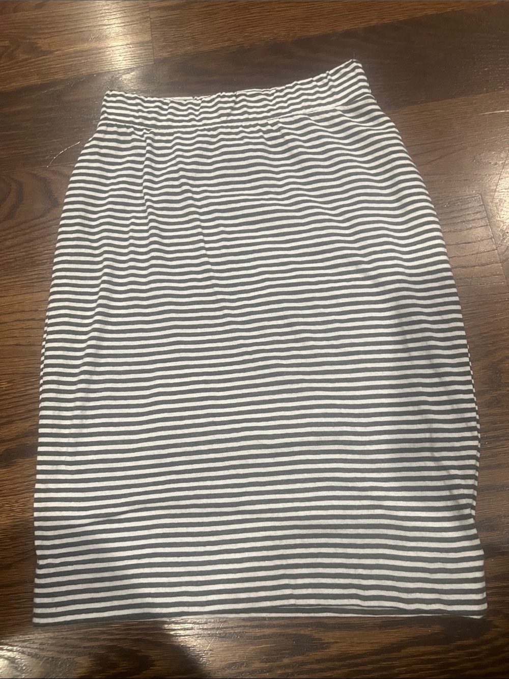 Frank & Eileen Black and White Striped Pencil Skirt